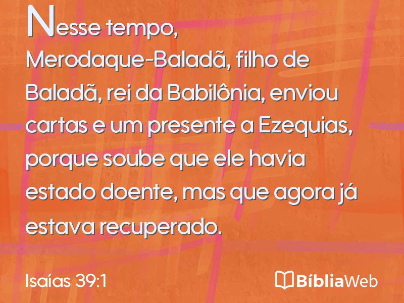 Isaías 39:1 em imagem para compartilhar