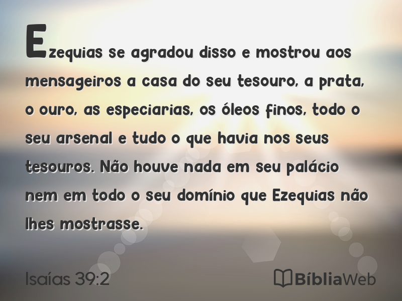 Isaías 39:2 em imagem para compartilhar