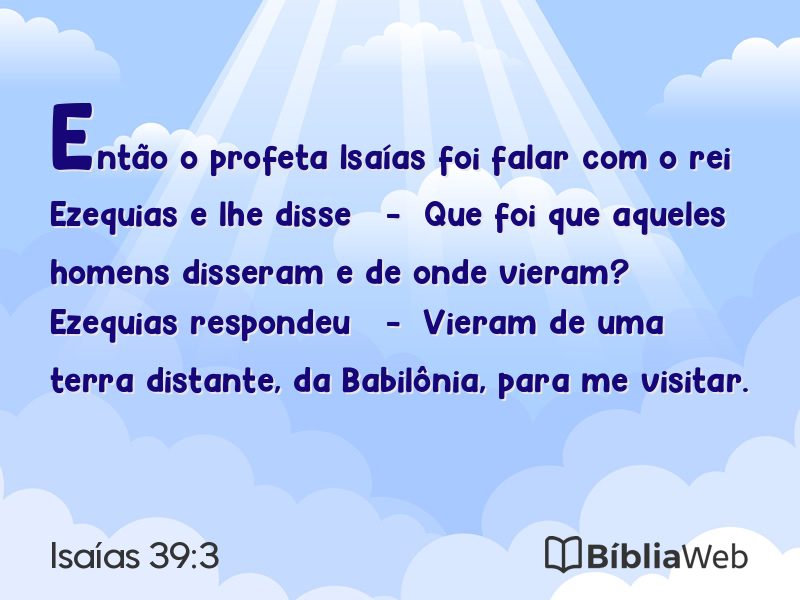 Isaías 39:3 em imagem para compartilhar