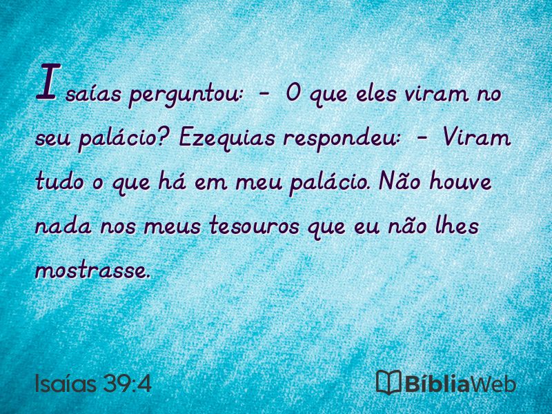 Isaías 39:4 em imagem para compartilhar