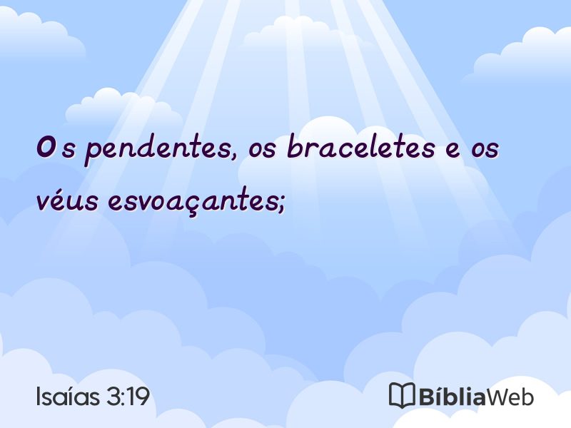 Isaías 3:19 em imagem para compartilhar