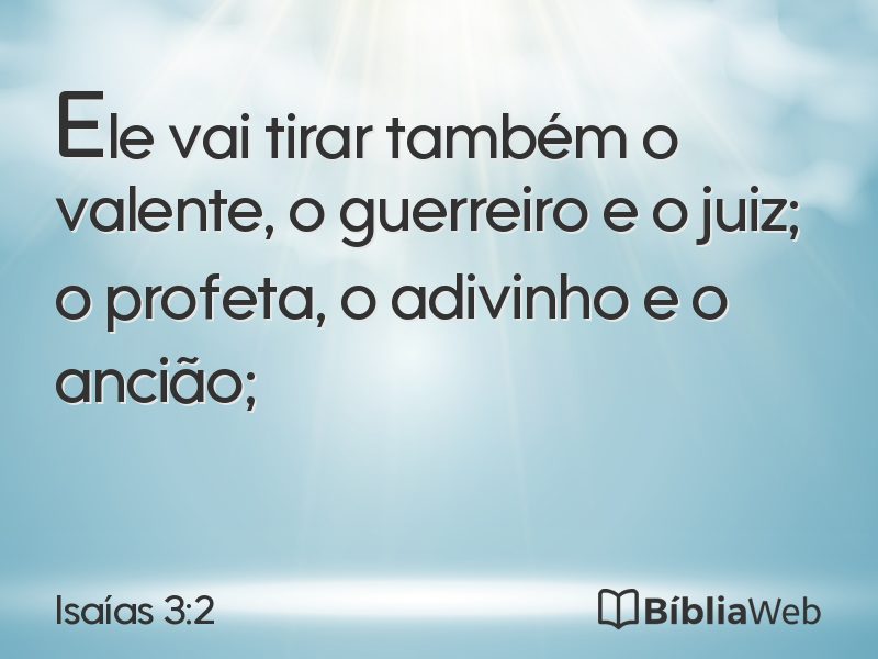 Isaías 3:2 em imagem para compartilhar