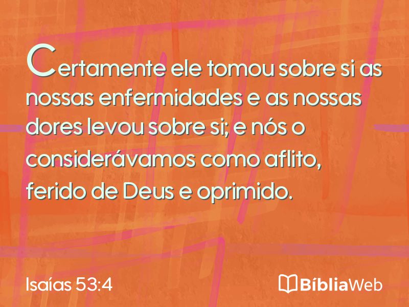 Isaías 53:4 em imagem para compartilhar