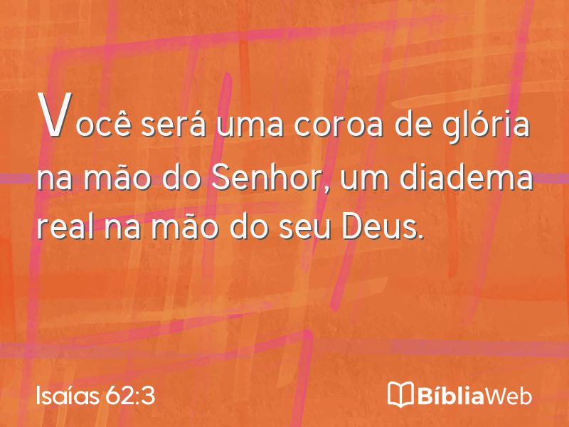 Isaías 62:3 em imagem para compartilhar