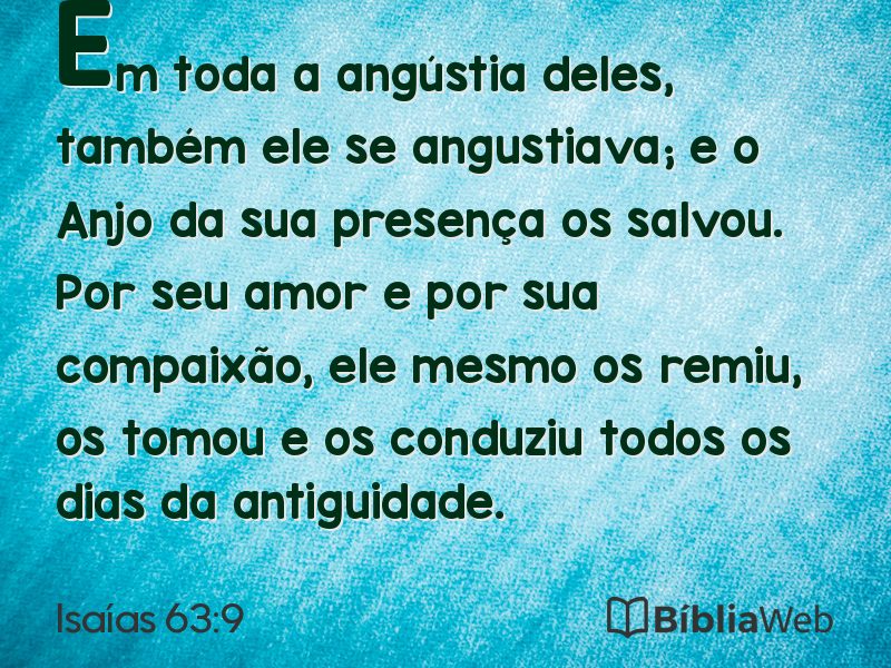 Isaías 63:9 em imagem para compartilhar