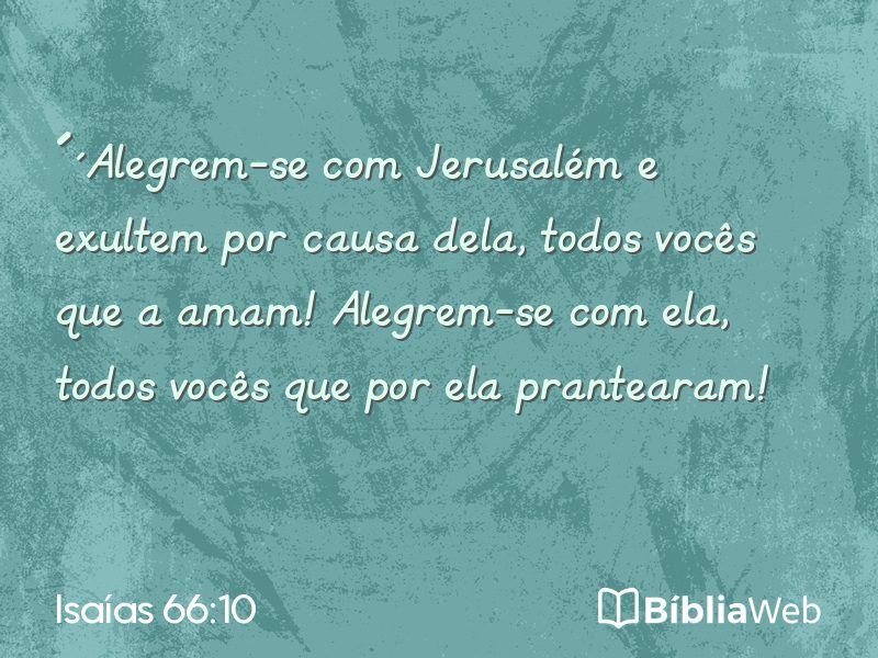Isaías 66:10 em imagem para compartilhar