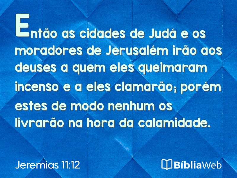 Jeremias 11:12 em imagem para compartilhar