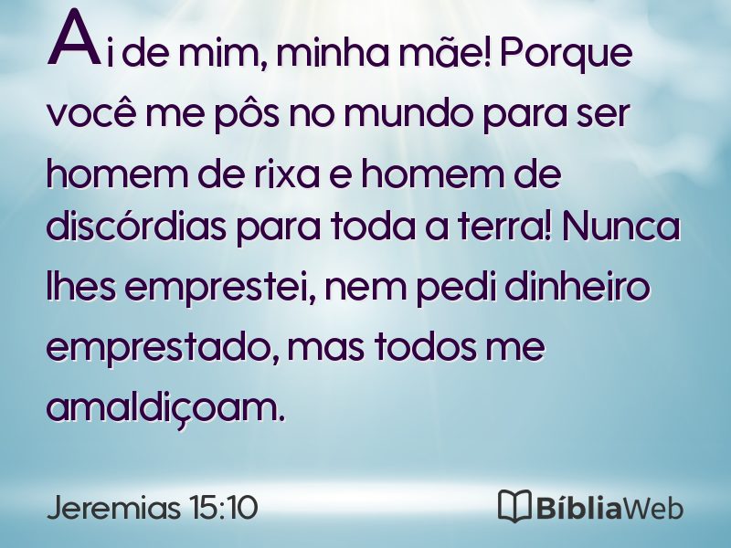 Jeremias 15:10 em imagem para compartilhar