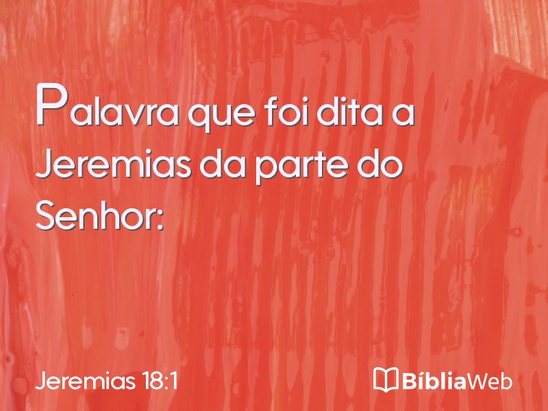 Jeremias 18:1 em imagem para compartilhar