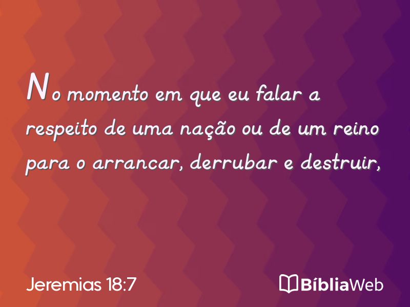 Jeremias 18:7 em imagem para compartilhar
