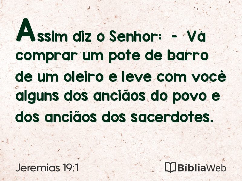 Jeremias 19:1 em imagem para compartilhar