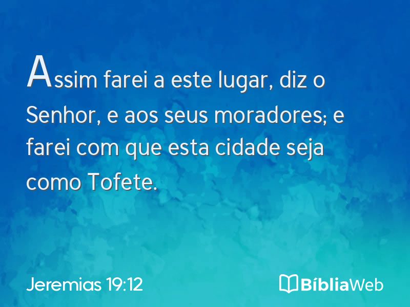 Jeremias 19:12 em imagem para compartilhar