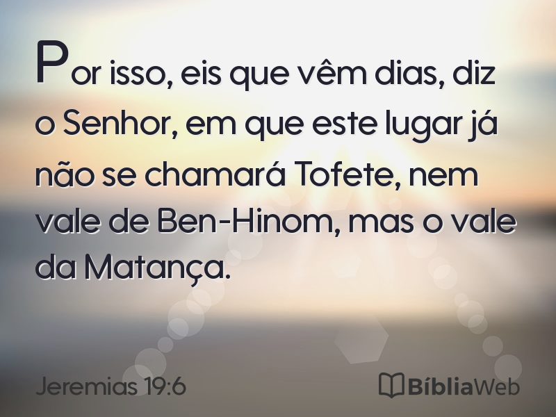 Jeremias 19:6 em imagem para compartilhar
