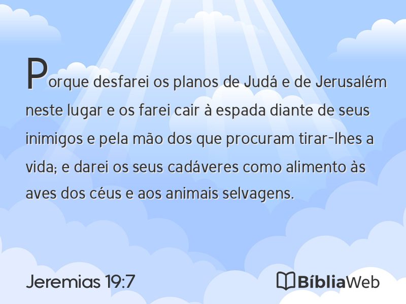 Jeremias 19:7 em imagem para compartilhar