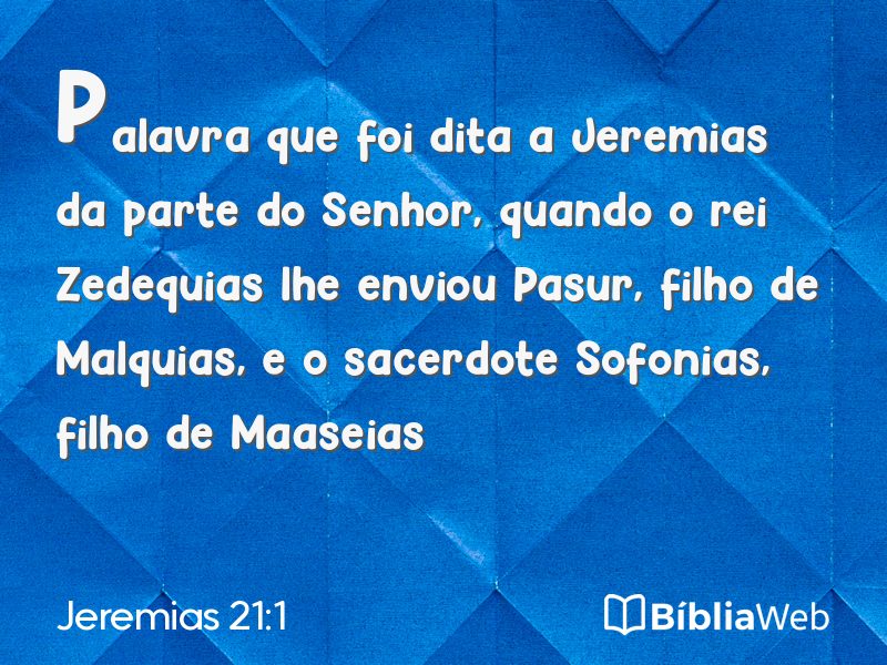 Jeremias 21:1 em imagem para compartilhar