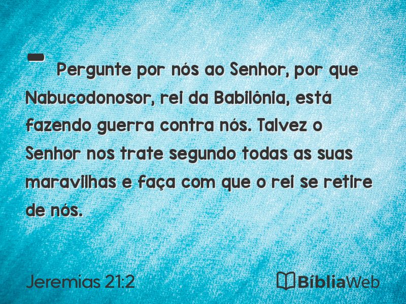 Jeremias 21:2 em imagem para compartilhar