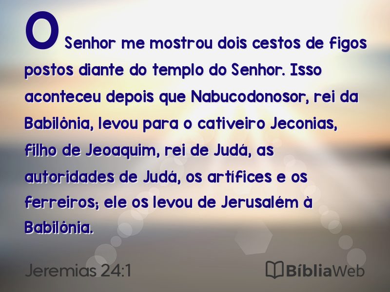 Jeremias 24:1 em imagem para compartilhar