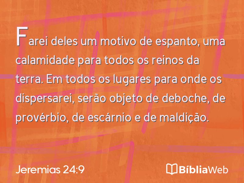 Jeremias 24:9 em imagem para compartilhar