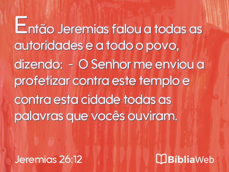 Jeremias 26:12 em imagem para compartilhar