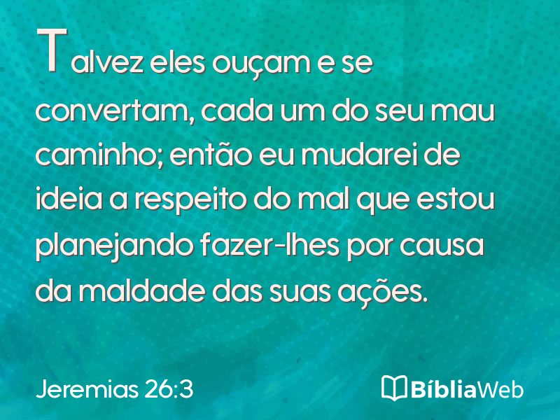 Jeremias 26:3 em imagem para compartilhar