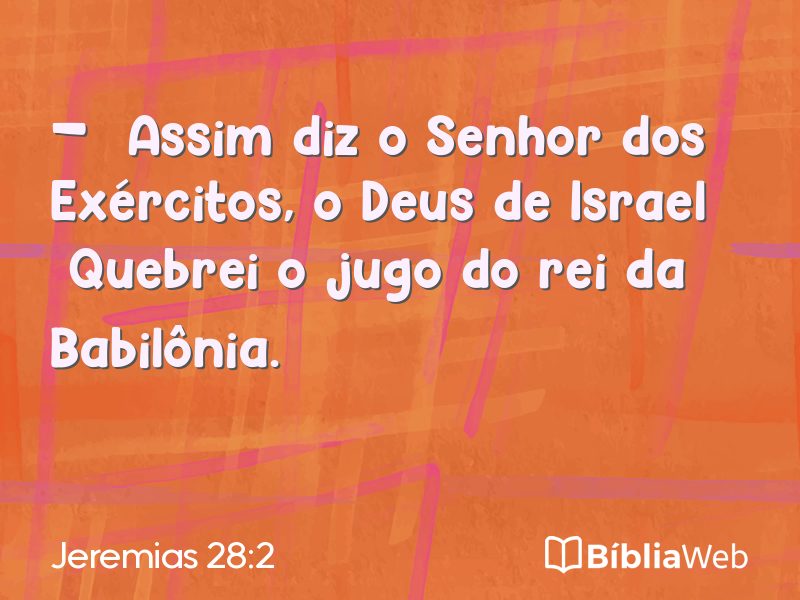 Jeremias 28:2 em imagem para compartilhar
