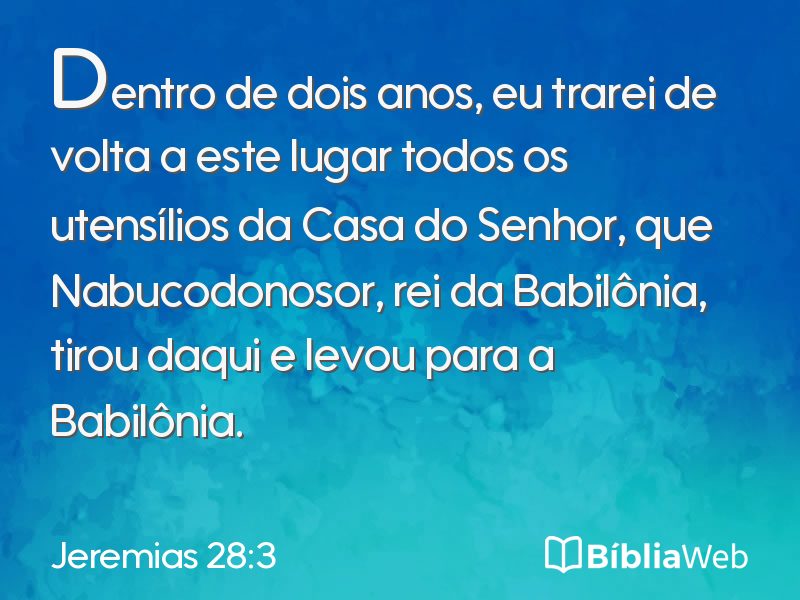 Jeremias 28:3 em imagem para compartilhar