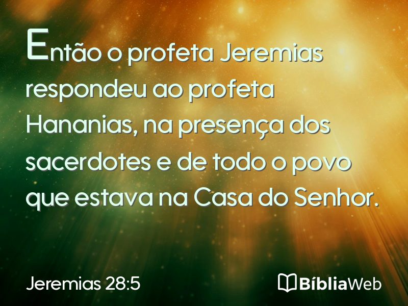 Jeremias 28:5 em imagem para compartilhar