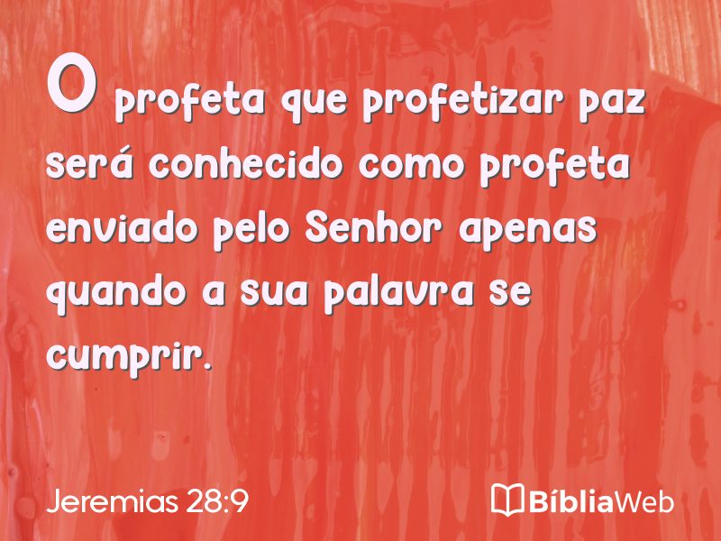 Jeremias 28:9 em imagem para compartilhar