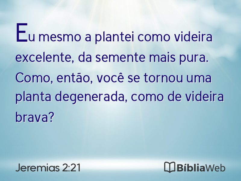 Jeremias 2:21 em imagem para compartilhar