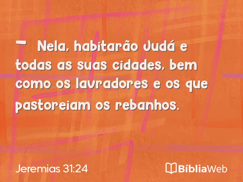 Jeremias 31:24 em imagem para compartilhar