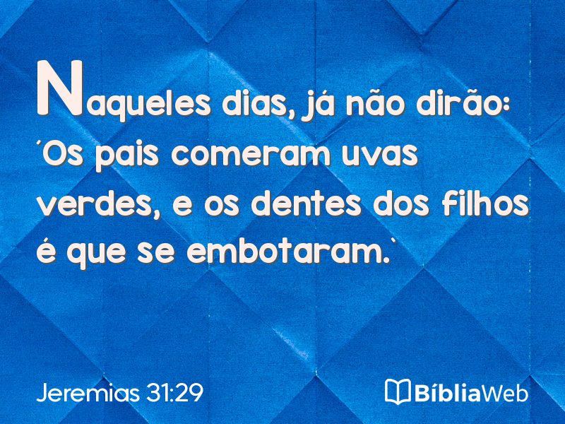 Jeremias 31:29 em imagem para compartilhar