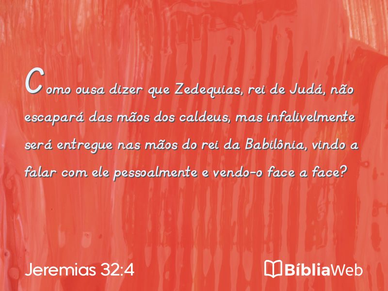 Jeremias 32:4 em imagem para compartilhar