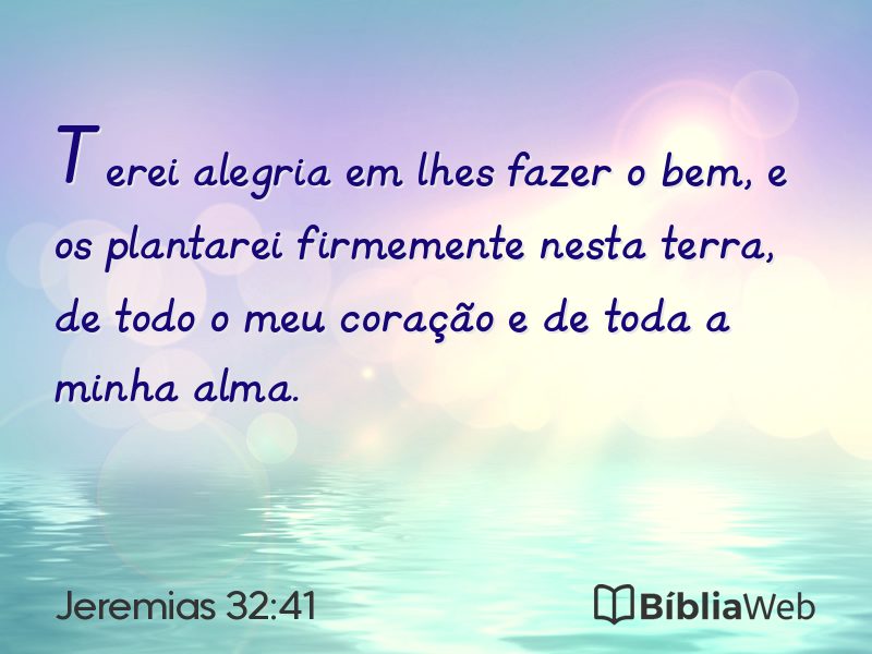 Jeremias 32:41 em imagem para compartilhar