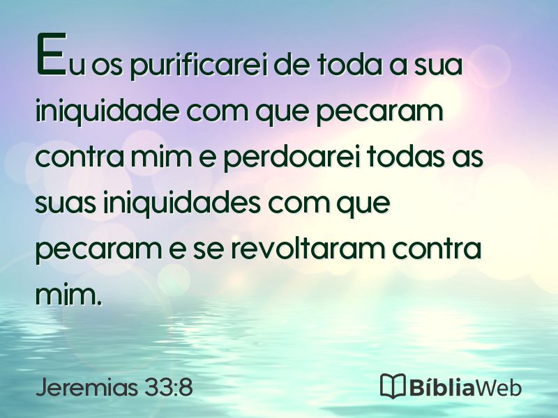Jeremias 33:8 em imagem para compartilhar