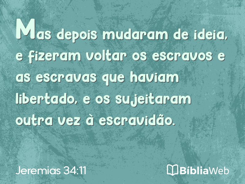 Jeremias 34:11 em imagem para compartilhar
