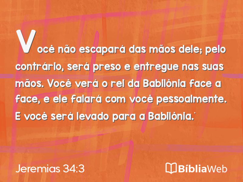 Jeremias 34:3 em imagem para compartilhar