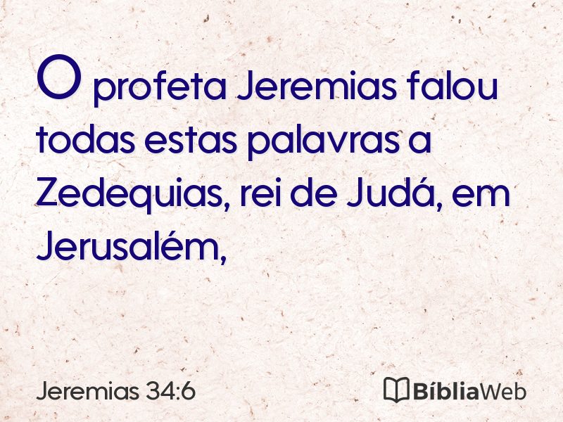 Jeremias 34:6 em imagem para compartilhar