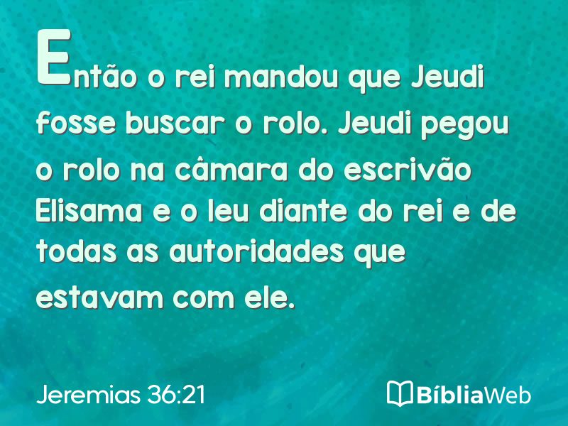 Jeremias 36:21 em imagem para compartilhar