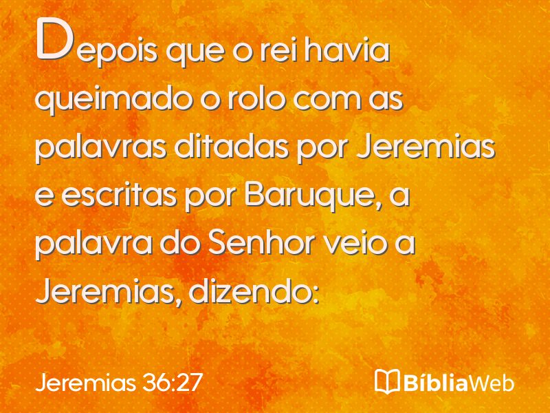 Jeremias 36:27 em imagem para compartilhar