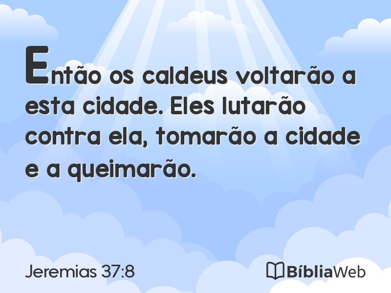 Jeremias 37:8 em imagem para compartilhar