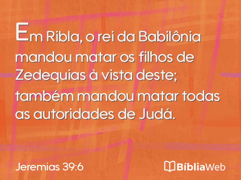 Jeremias 39:6 em imagem para compartilhar