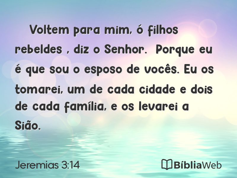 Jeremias 3:14 em imagem para compartilhar