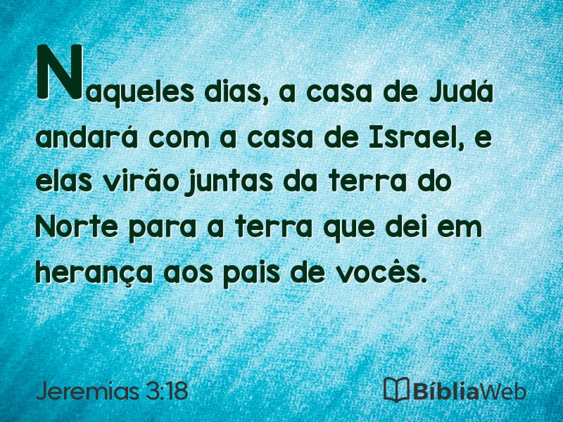 Jeremias 3:18 em imagem para compartilhar