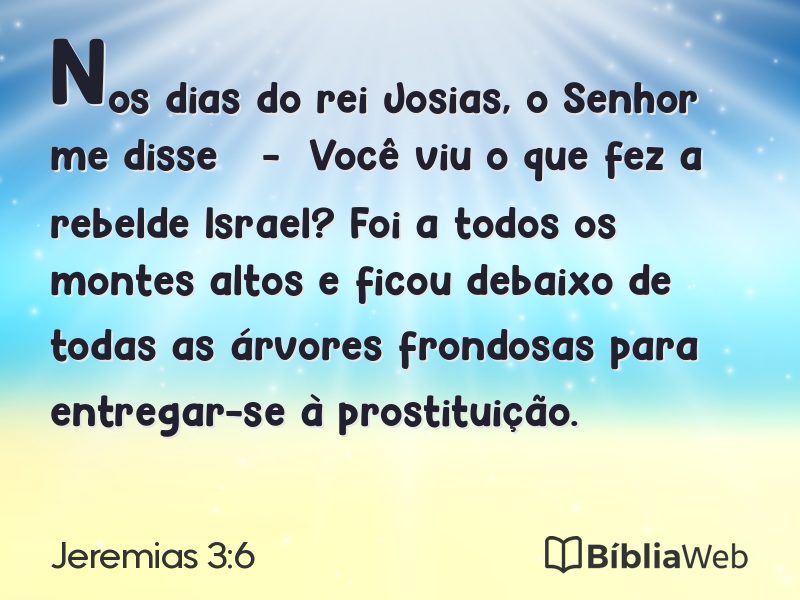 Jeremias 3:6 em imagem para compartilhar