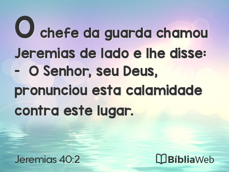 Jeremias 40:2 em imagem para compartilhar