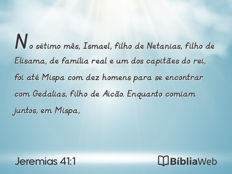 Jeremias 41:1 em imagem para compartilhar