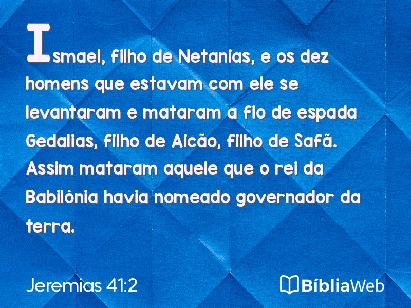 Jeremias 41:2 em imagem para compartilhar