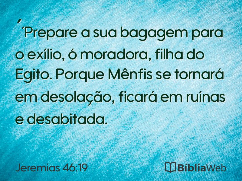 Jeremias 46:19 em imagem para compartilhar