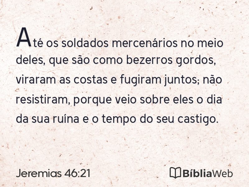 Jeremias 46:21 em imagem para compartilhar