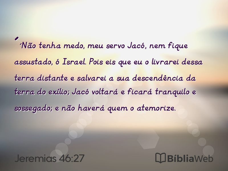 Jeremias 46:27 em imagem para compartilhar